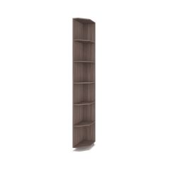 РОЛАНД Шкаф-купе с зеркалом Шимо темный (450*1500) Р452 в Глазове - glazov.mebel24.online | фото