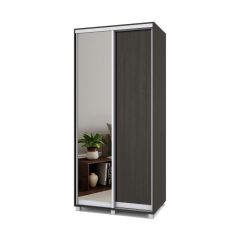РОЛАНД Шкаф-купе с зеркалом Венге (450*1000) Р402 в Глазове - glazov.mebel24.online | фото 2