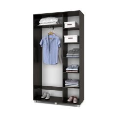 РОЛАНД Шкаф-купе с зеркалом Венге (450*1200) Р422 в Глазове - glazov.mebel24.online | фото 2