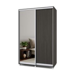 РОЛАНД Шкаф-купе с зеркалом Венге (450*1400) Р442 в Глазове - glazov.mebel24.online | фото 2