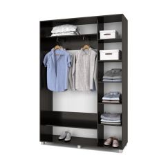 РОЛАНД Шкаф-купе с зеркалом Венге (450*1500) Р452 в Глазове - glazov.mebel24.online | фото 3