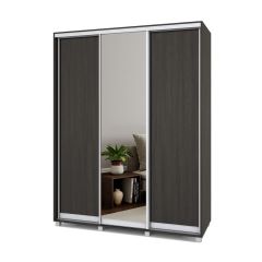 РОЛАНД Шкаф-купе с зеркалом Венге (450*1700) Р472 в Глазове - glazov.mebel24.online | фото 2
