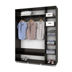 РОЛАНД Шкаф-купе с зеркалом Венге (450*1700) Р472 в Глазове - glazov.mebel24.online | фото 3