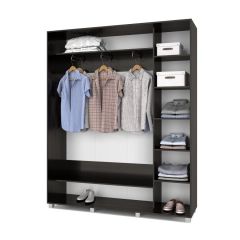 РОЛАНД Шкаф-купе с зеркалом Венге (450*1800) Р482 в Глазове - glazov.mebel24.online | фото 5