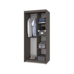 ТОМАС Шкаф-купе с зеркалом Анкор темный/светлый Т22 в Глазове - glazov.mebel24.online | фото 2