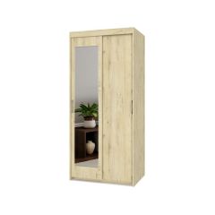 ТОМАС Шкаф-купе с зеркалом Ирландский дуб Т22 в Глазове - glazov.mebel24.online | фото