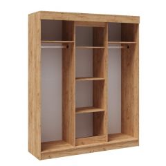 Шкаф-купе ТВИСТ Белый/Дуб крафт золотой в Глазове - glazov.mebel24.online | фото 2