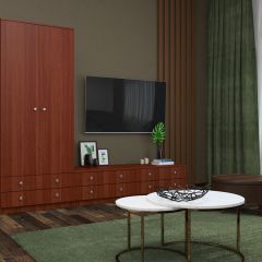 Шкаф Нина (М6) Итальянский орех в Глазове - glazov.mebel24.online | фото