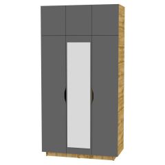 Шкаф с зеркалом "Аврора (H23_M)" в Глазове - glazov.mebel24.online | фото 19