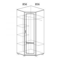 Шкаф угловой №243 Белла в Глазове - glazov.mebel24.online | фото 2