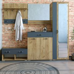 Шкаф ун-й с зеркалом НКМ Бостон Секция 5 в Глазове - glazov.mebel24.online | фото 2