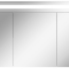 Шкаф-зеркало Аврора 100 с подсветкой LED Домино (DV8012HZ) в Глазове - glazov.mebel24.online | фото