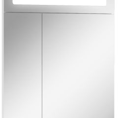 Шкаф-зеркало Аврора 60 с подсветкой LED Домино (DV8005HZ) в Глазове - glazov.mebel24.online | фото