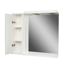 Шкаф-зеркало Cube 75 Эл. ЛЕВЫЙ Домино (DC5008HZ) в Глазове - glazov.mebel24.online | фото 2