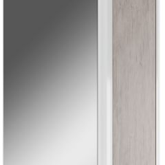 Шкаф-зеркало Uno 60 Дуб серый левый/правый Домино (DU1503HZ) в Глазове - glazov.mebel24.online | фото