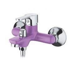 Смеситель для ванны Accoona A6367S фиолетовый в Глазове - glazov.mebel24.online | фото
