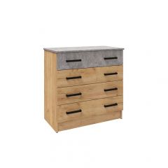 Спальня Асти Комод (Дуб крафт золотой) в Глазове - glazov.mebel24.online | фото 1
