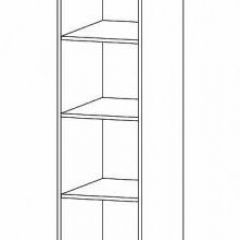 ГАММА Спальный гарнитур (модульный) дуб вотан в Глазове - glazov.mebel24.online | фото 6