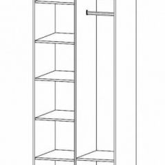 ГАММА Спальный гарнитур (модульный) дуб вотан в Глазове - glazov.mebel24.online | фото 10
