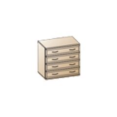 Спальня Карина композиция 5 (Ясень Асахи) в Глазове - glazov.mebel24.online | фото 3