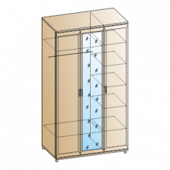 Спальня Мелисса композиция 4 (Гикори Джексон светлый) в Глазове - glazov.mebel24.online | фото 5