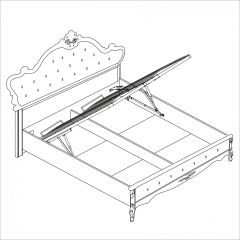 Спальня Мишель 6-ти ств (белый матовый/экокожа) в Глазове - glazov.mebel24.online | фото 4