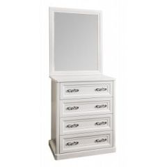 Спальня Мишель 6-ти ств (белый матовый/экокожа) в Глазове - glazov.mebel24.online | фото 6