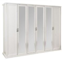 Спальня Мишель 6-ти ств (белый матовый/экокожа) в Глазове - glazov.mebel24.online | фото 2