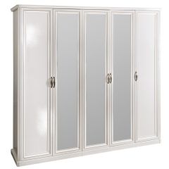 Спальня Натали 5-ти ств (белый глянец/экокожа) в Глазове - glazov.mebel24.online | фото 2