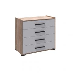 Спальня Соната Комод (Белый/Дуб крафт золотой) в Глазове - glazov.mebel24.online | фото