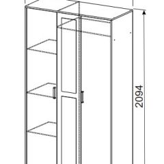 Спальный гарнитур МСП-1 (Ясень Анкор светлый) 1400 в Глазове - glazov.mebel24.online | фото 9