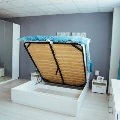 Спальный гарнитур Тиффани (БЕЛЫЙ ТЕКСТУРНЫЙ/БЕЛЫЙ) в Глазове - glazov.mebel24.online | фото 6