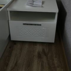 Спальный гарнитур Тиффани (БЕЛЫЙ ТЕКСТУРНЫЙ/БЕЛЫЙ) в Глазове - glazov.mebel24.online | фото 4