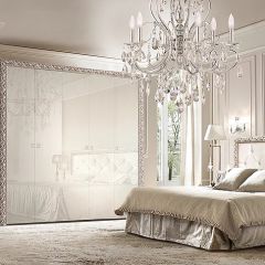 Спальный гарнитур Тиффани Premium слоновая кость/серебро в Глазове - glazov.mebel24.online | фото