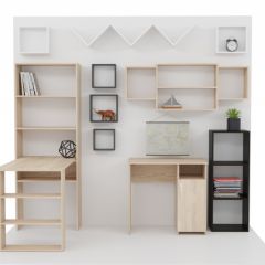 Стеллаж Элемент-1 (дуб сонома) в Глазове - glazov.mebel24.online | фото 4