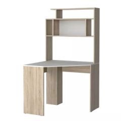 Компьютерный стол №11 (Дуб Сонома/Белый глянец) в Глазове - glazov.mebel24.online | фото 2