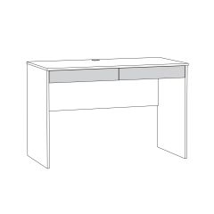 Стол компьютерный 12.69 Бостон в Глазове - glazov.mebel24.online | фото 2