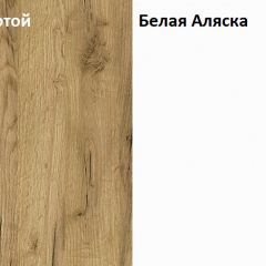 Стол компьютерный 12.74 Комфорт (Дуб Золотой CRAFT, Белая Аляска) в Глазове - glazov.mebel24.online | фото 4
