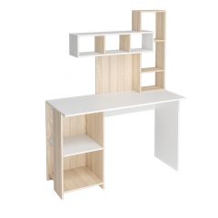 Стол компьютерный Олимп (дуб сонома/белый) в Глазове - glazov.mebel24.online | фото 3