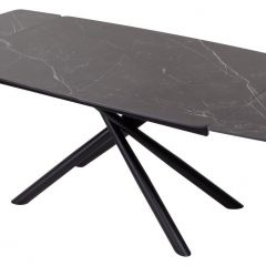 Стол RIVOLI 140 MATT BLACK MARBLE SOLID CERAMIC / BLACK, ®DISAUR в Глазове - glazov.mebel24.online | фото 3