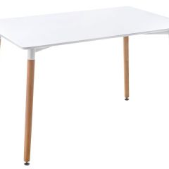 Стол деревянный Table 120 white / wood в Глазове - glazov.mebel24.online | фото