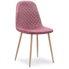 Стул на металлокаркасе Capri pink / wood в Глазове - glazov.mebel24.online | фото