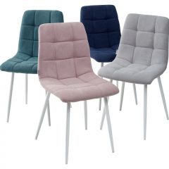 Стул CHILLI UF860-04B сиреневый, ткань/ белый каркас М-City в Глазове - glazov.mebel24.online | фото 2