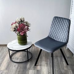 Стул DAIQUIRI BLUVEL-06 BLUE, велюр М-City в Глазове - glazov.mebel24.online | фото 3