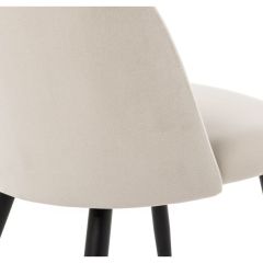 Стул на металлокаркасе Gabi 1 beige / black в Глазове - glazov.mebel24.online | фото 7