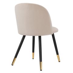 Стул на металлокаркасе Gabi beige / black / gold в Глазове - glazov.mebel24.online | фото 2