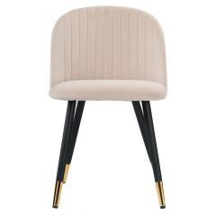 Стул на металлокаркасе Gabi beige / black / gold в Глазове - glazov.mebel24.online | фото 3