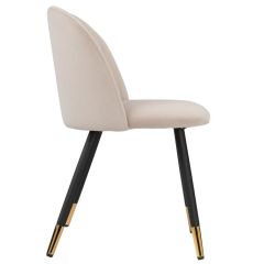 Стул на металлокаркасе Gabi beige / black / gold в Глазове - glazov.mebel24.online | фото 4