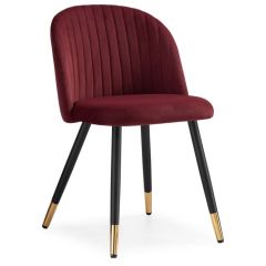 Стул на металлокаркасе Gabi wine red / black в Глазове - glazov.mebel24.online | фото