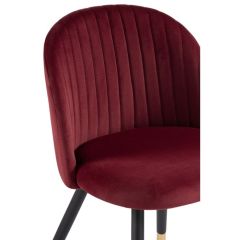 Стул на металлокаркасе Gabi wine red / black в Глазове - glazov.mebel24.online | фото 5